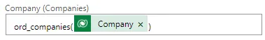 Power Automate lookup value written as ord_companies(Company ID), using the entity set name