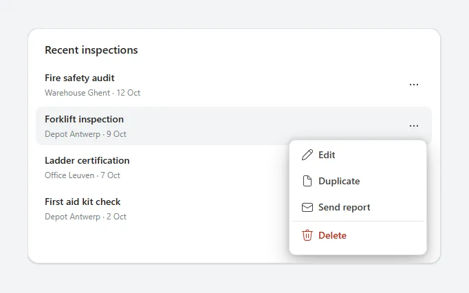 Row action menu in Power Apps Studio