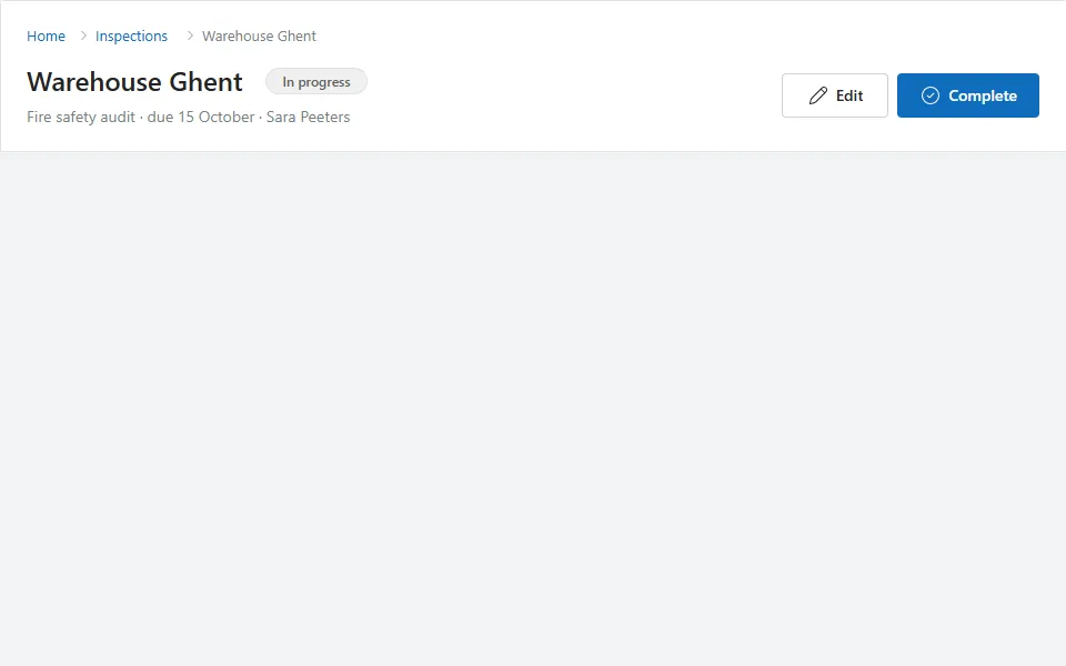 Page header in Power Apps Studio