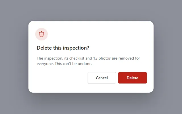 Confirm dialog in Power Apps Studio