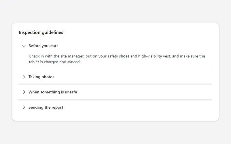 Accordion in Power Apps Studio