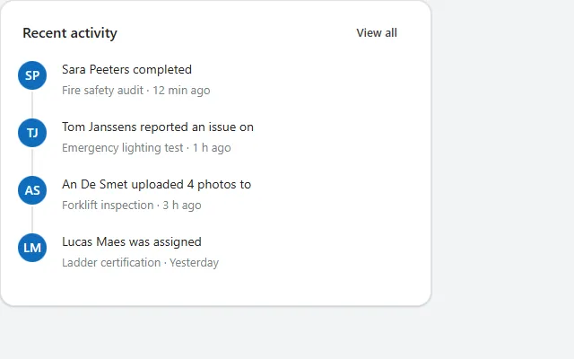 Activity feed in Power Apps Studio
