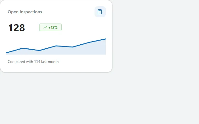 KPI tile in Power Apps Studio