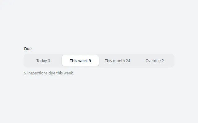 Segmented control in Power Apps Studio