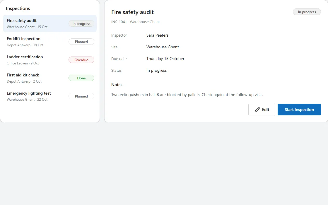 List-detail split in Power Apps Studio