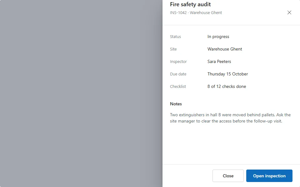Side panel in Power Apps Studio